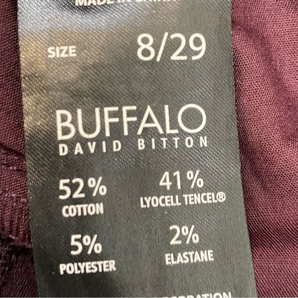 Buffalo David Bitton Maroon Jeans - Women’s 8/29 - Picture 4 of 7